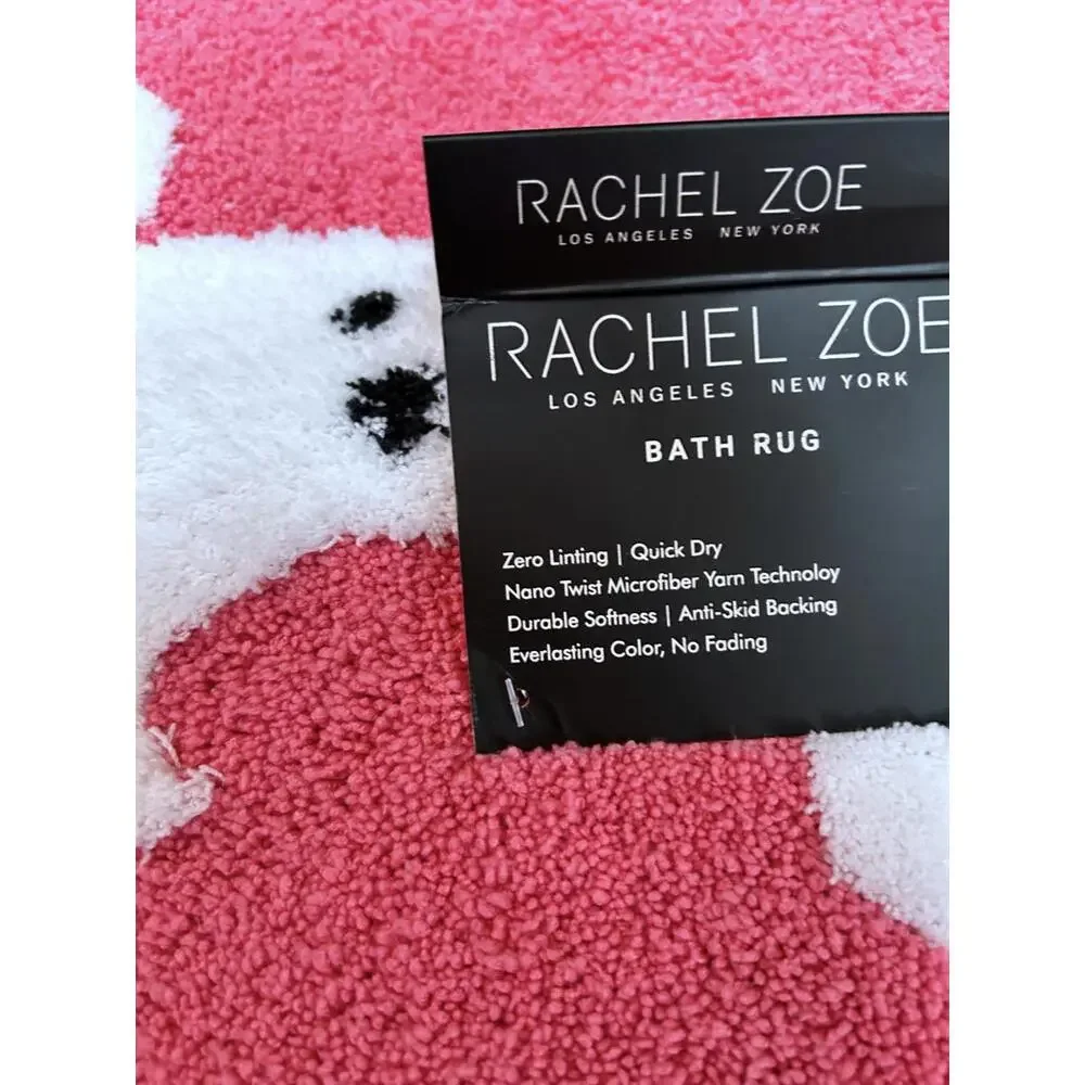 Rachel Zoe Pink Ghost Bath Rug